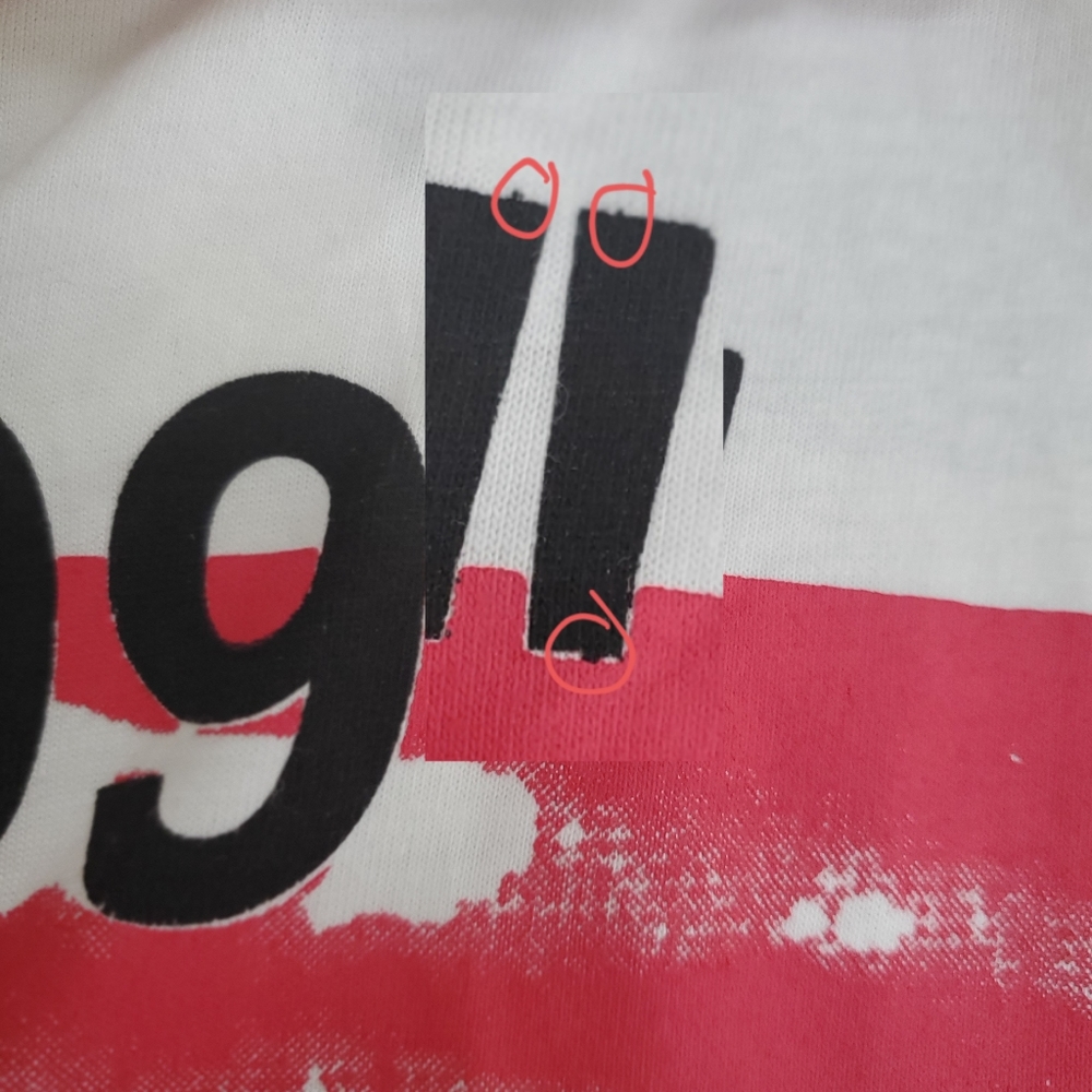 Fake off white photo proof